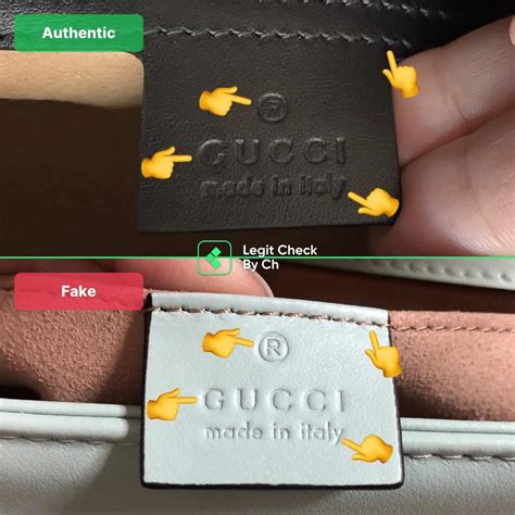 gucci marmont aaa replica|gucci leather bag authentication.